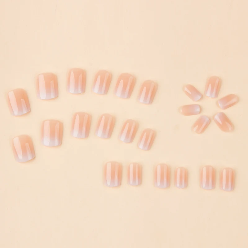 Ombre Glänzende Nagelverzierungen