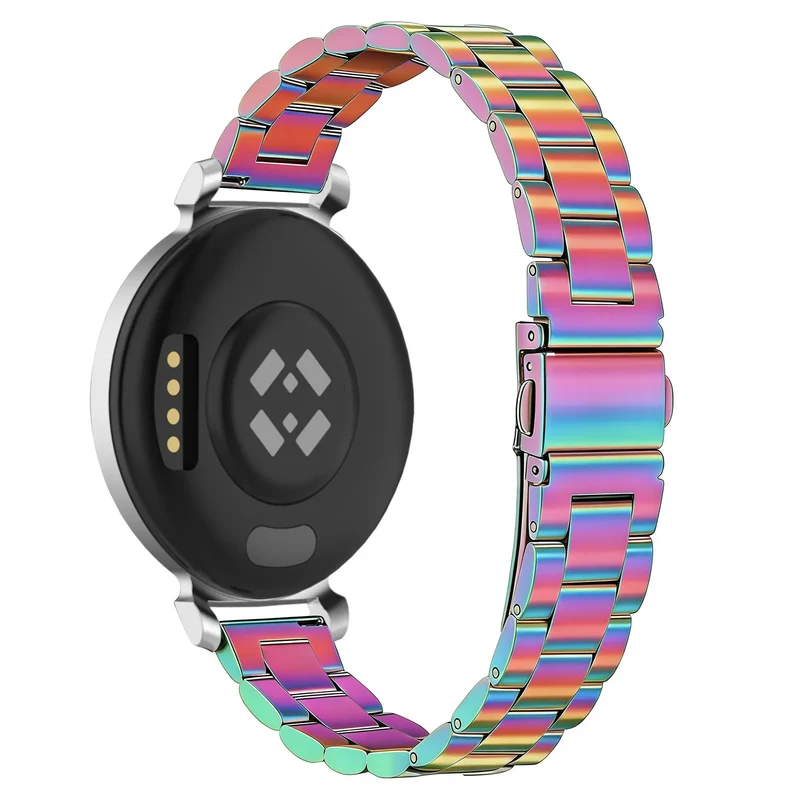 Bandz Pebble Round 2 - 14mm Stahlarmband 'Classic' (Regenbogen)