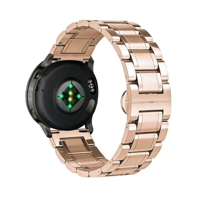 Bandz Garmin Venu 2 Plus Stahl Gliederarmband 'Deluxe' (Roségold)
