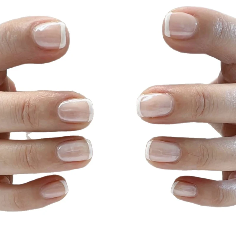 Klassische französische Spitzen Nagelkunstverlängerungen