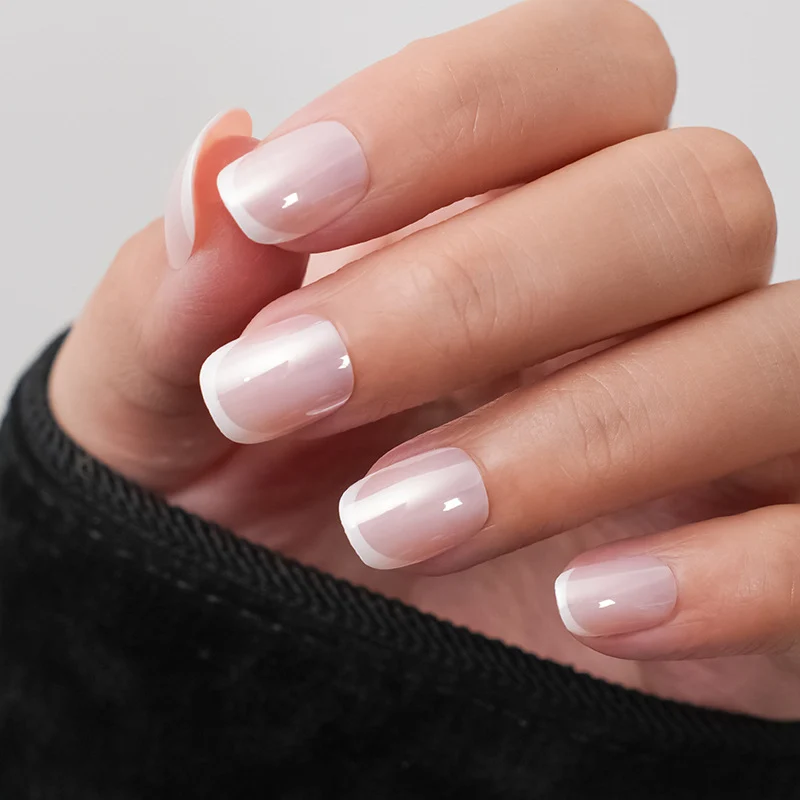 Klassische Französische Tipp Nagelkunst