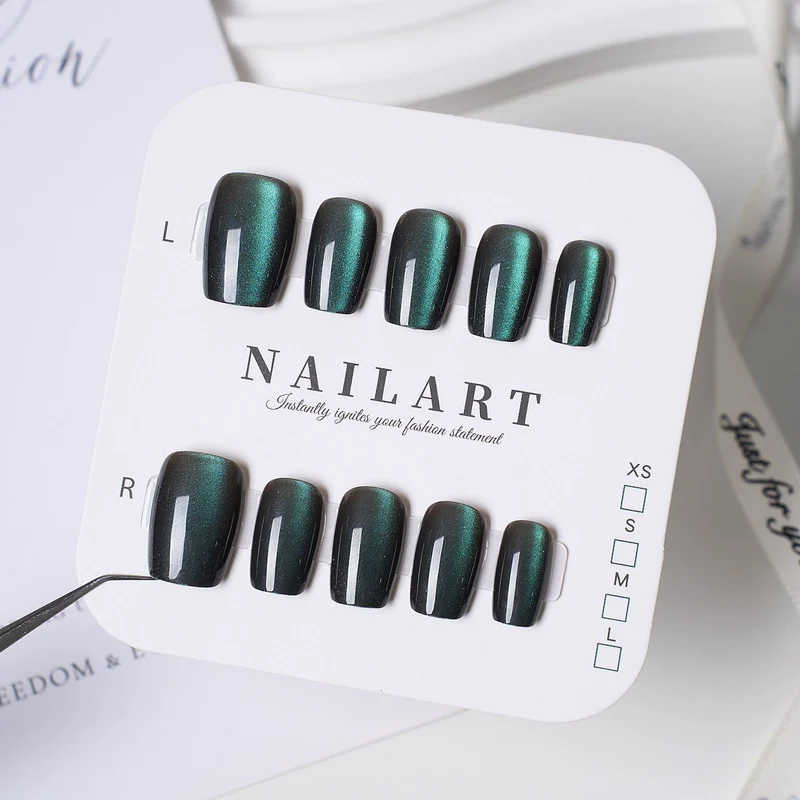 Schmetterling-inspirierte Stiletto Press-On Nägel