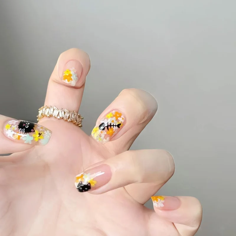 Elegante lange Stiletto-Nagelverstärkungen
