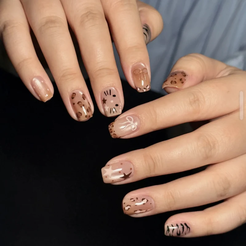 Dekorative Stiletto-Nagelspitzen