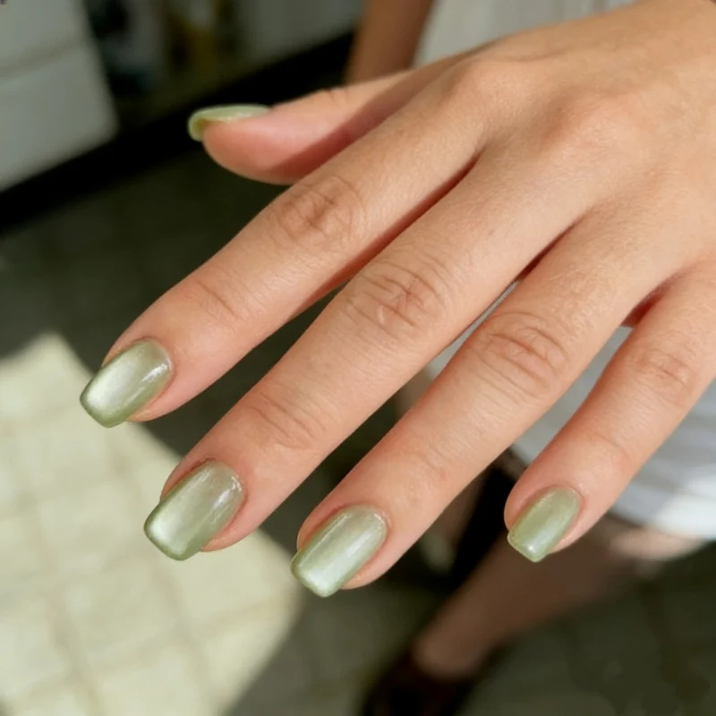 Glänzende Nagelkunstverzierungen