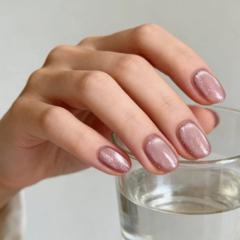 Glitzernde Gel-Nagelverstärkungen