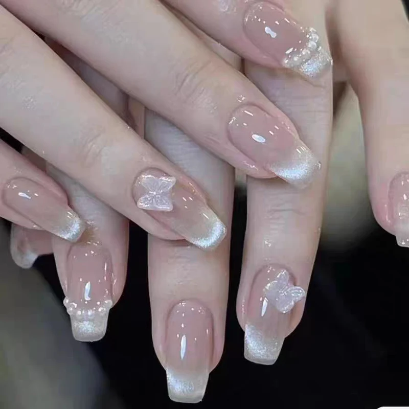 Dekoratives florales Nagelkunst-Set