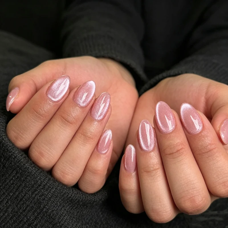 Glitzernde Ombre-Gel-Nagelverbesserungen