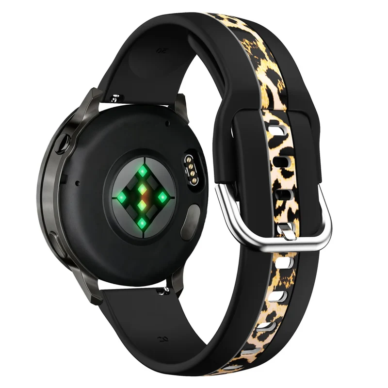 Bandz Garmin Approach J1 Dual Leopard Armband (Schwarz)