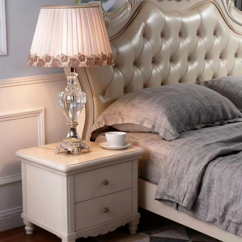 Elegante Kristall Dekorative Tischlampe
