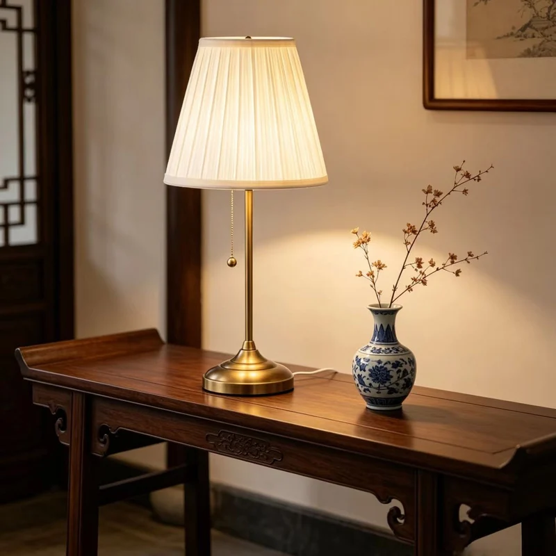 Elegante Nachttischlampe