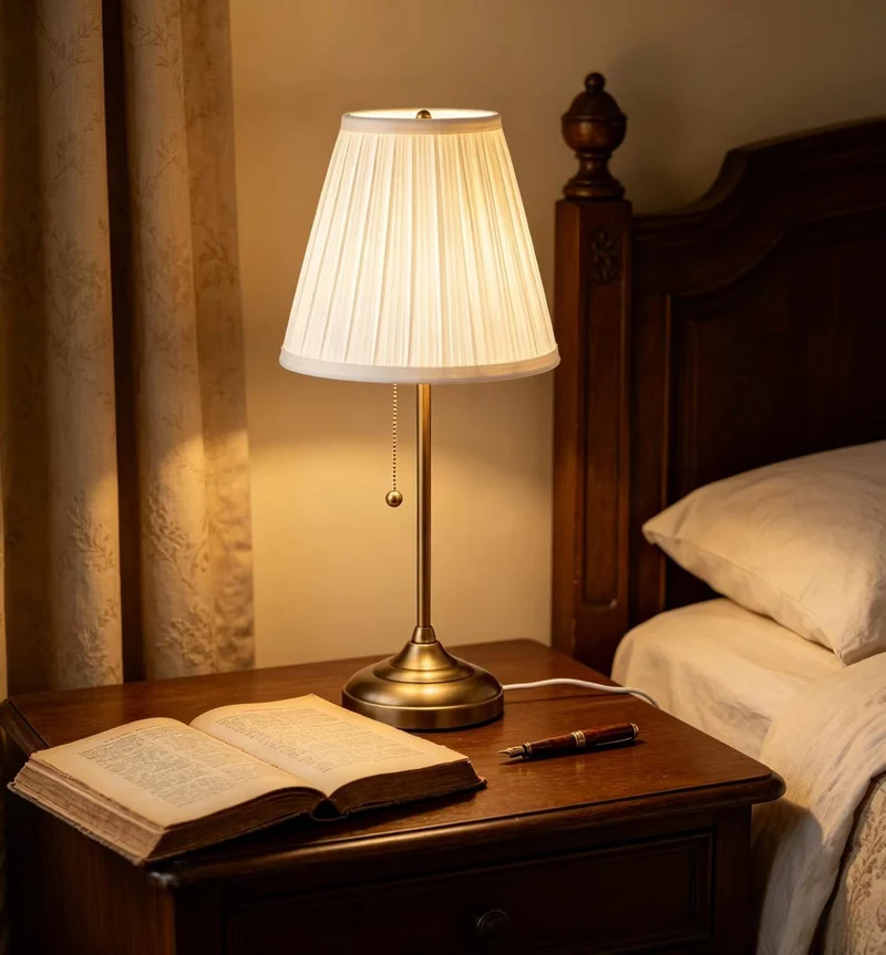 Elegante Nachttischlampe