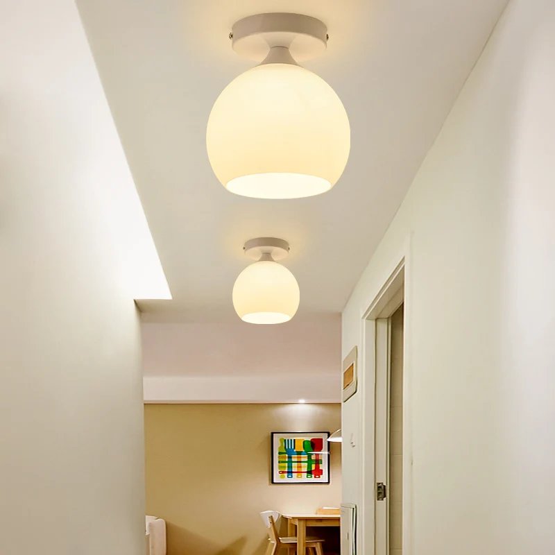 Moderne Glasglobus Deckenleuchte