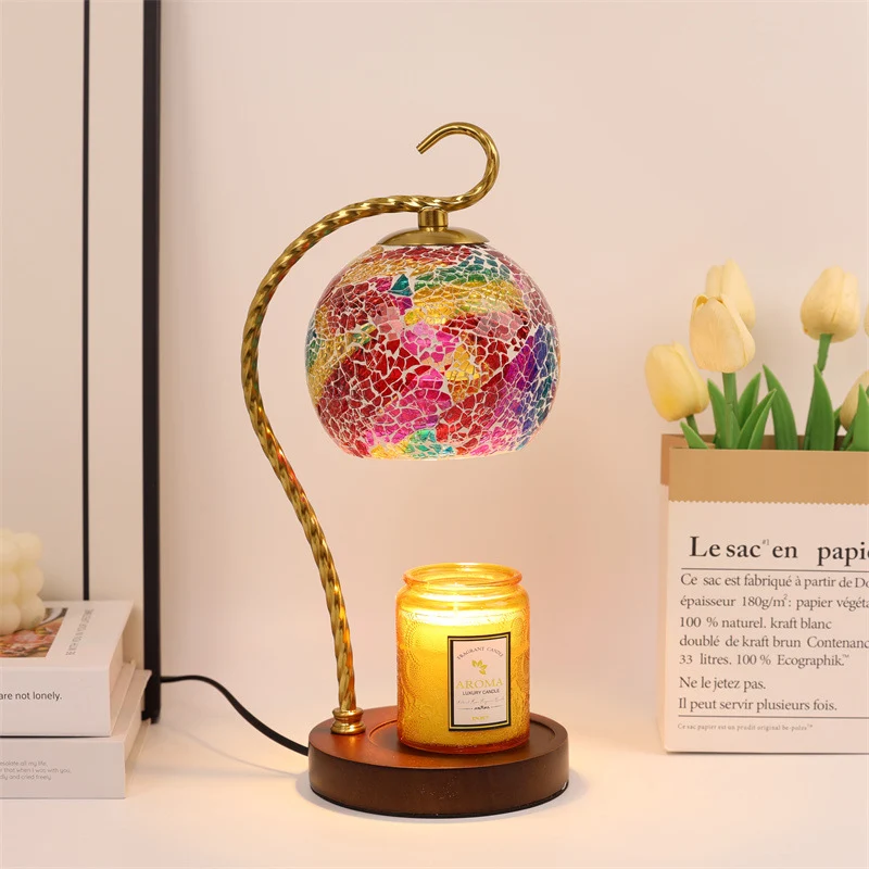 Mosaikglas-Tischlampe