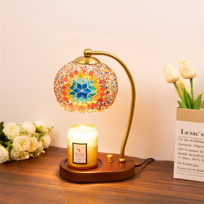 Mosaikglas-Tischlampe