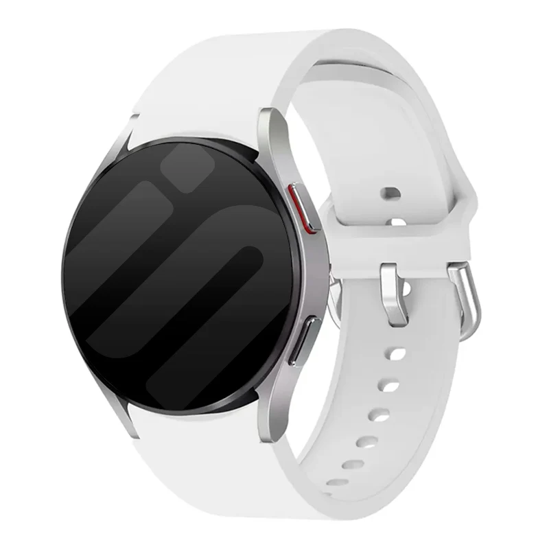 Samsung Galaxy Watch 4 - 40mm Silikon Schnallenarmband (Weiß)