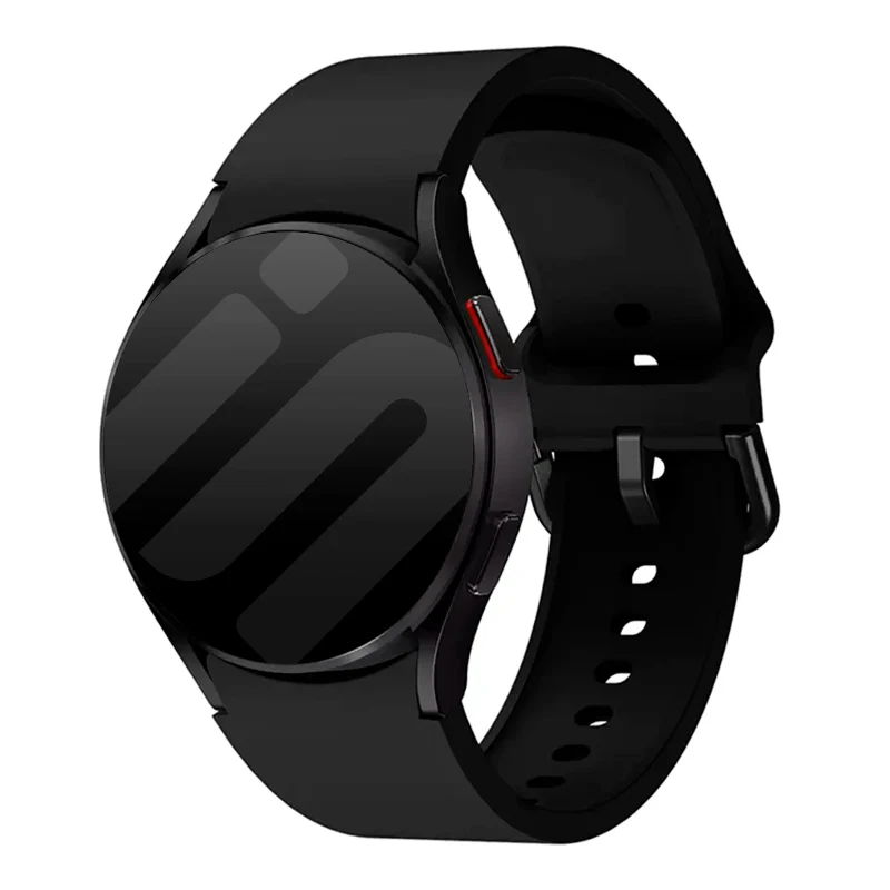 Samsung Galaxy Watch 4 - 40mm Silikon Schnallenarmband (Schwarz)