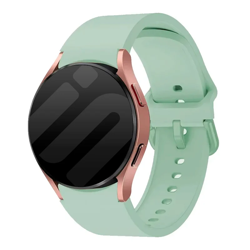 Samsung Galaxy Watch 4 - 40mm Silikon Schnallenarmband (Hellgrün)