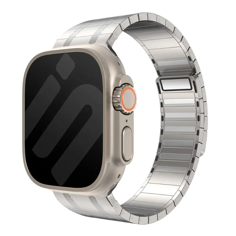 Apple Watch Premium magnetisches Stahlarmband (Titan Gold)