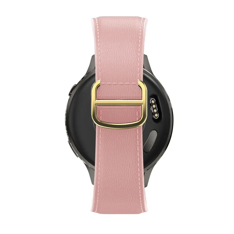 Bandz Amazfit Cheetah 2 Pro Lederarmband 'D-Type' (Rosa)