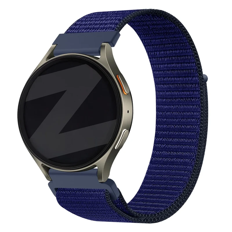 Bandz Actyve Smartwatch 20mm Nylonarmband 'Easy Fit' (Blau)