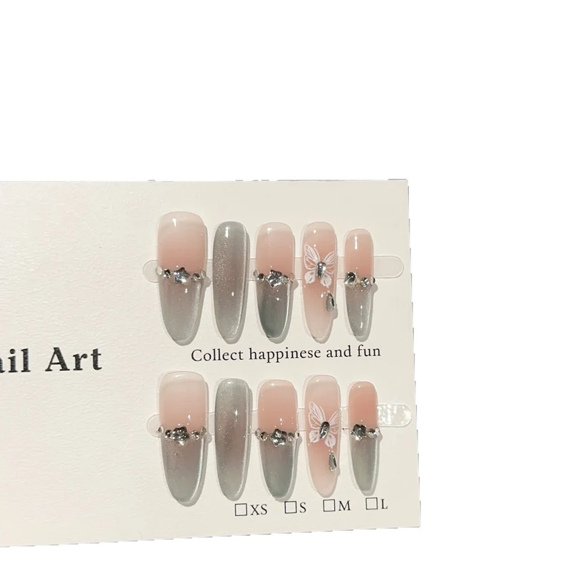 Premium Dekorative Press-On Nagelkunst