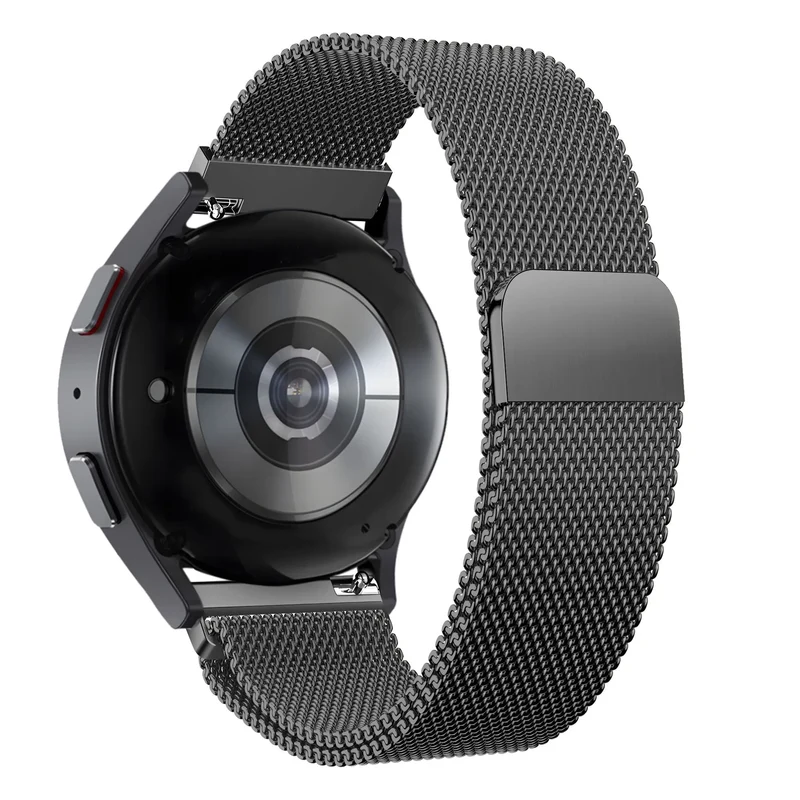 Bandz Actyve Smartwatch 20mm Milanese Loop Armband (Schwarz)