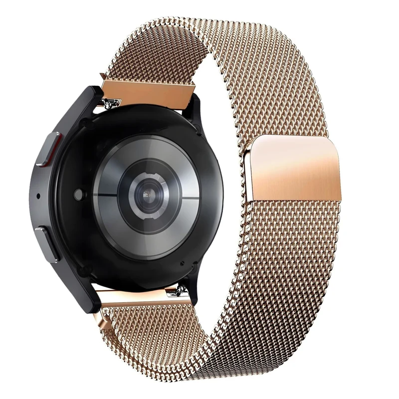 Bandz Actyve Smartwatch 20mm Milanese Loop Armband (Roségold)