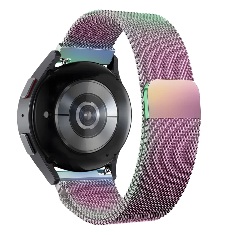 Bandz Actyve Smartwatch 20mm Milanese Loop Armband (Perlmutt)