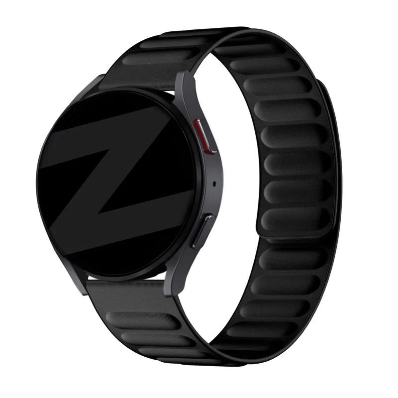 Bandz Actyve Smartwatch 20mm Magnetisches Feingewebtes Armband (Schwarz)