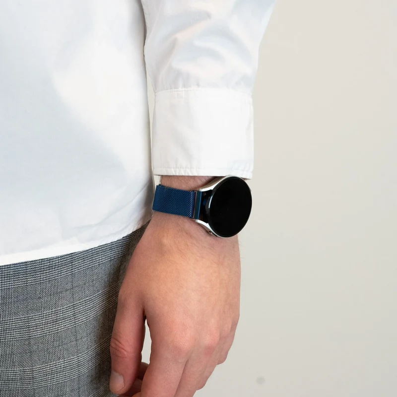 Bandz Actyve Smartwatch 20mm Milanese Loop Armband (Blau)