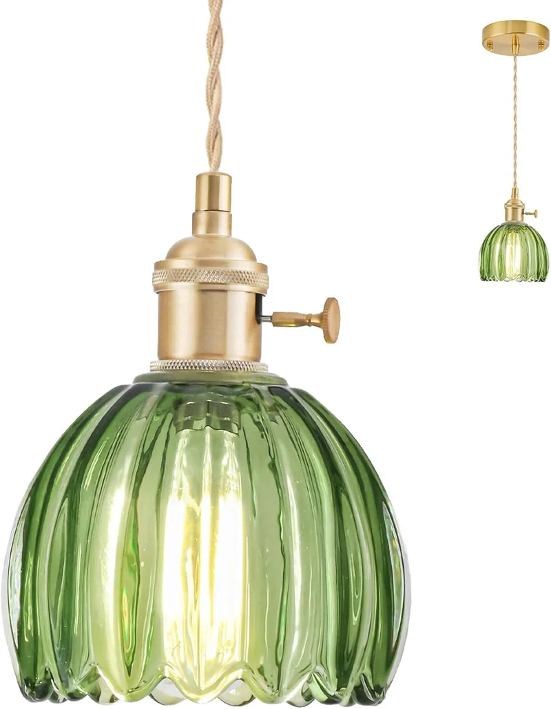 Dekorative Glas Pendelleuchte
