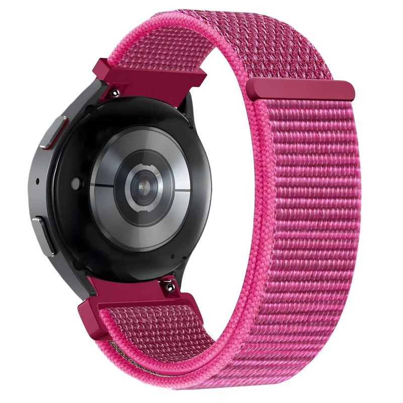 Bandz Actyve Smartwatch 20mm Nylon Loop Armband (Dragonfruit)