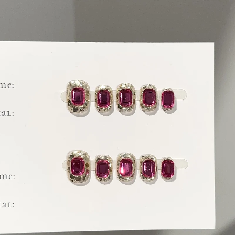 Funkelnde Strass 3D Aufkleber-Nagelkunst