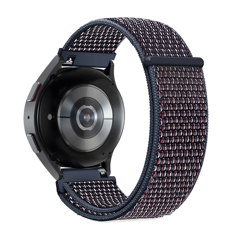 Bandz Amazfit Cheetah 2 Pro Nylon Loop Armband (Indigo Blau)