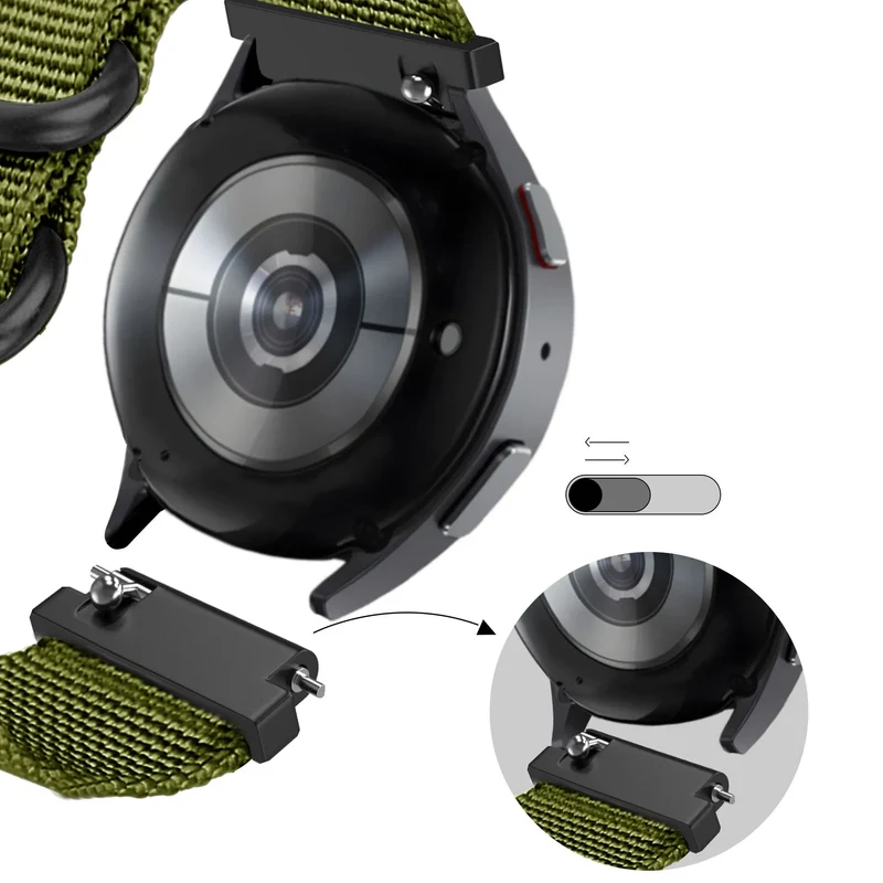 Bandz Amazfit Cheetah 2 Pro Schnallen-Nylonarmband (Grün)