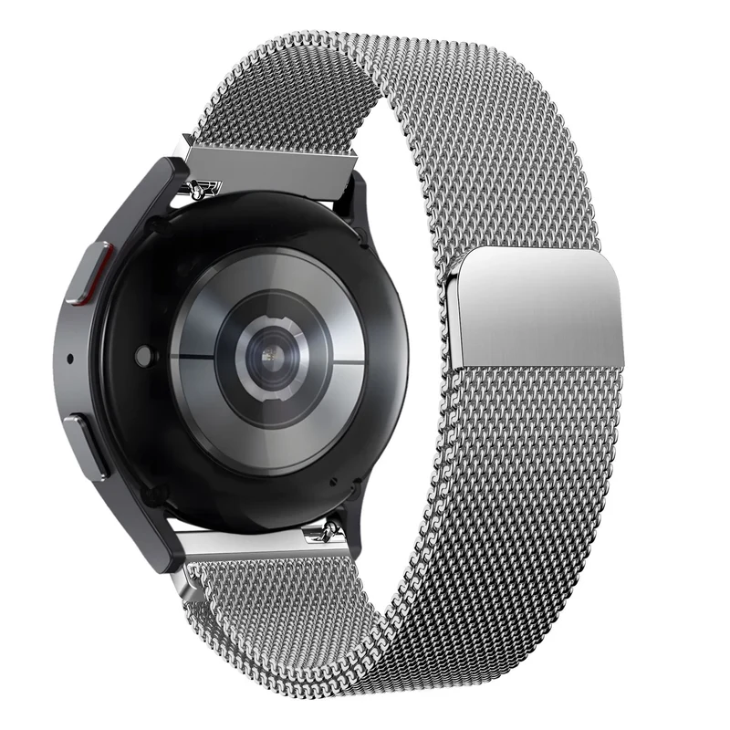 Bandz Amazfit Cheetah 2 Pro Milanese Loop Armband (Silber)