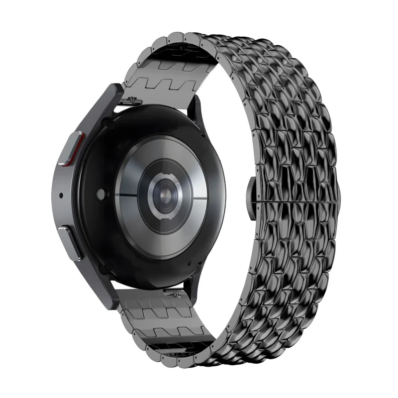 Bandz Actyve Smartwatch 20mm Stahlarmband 'Dragon' (Schwarz)