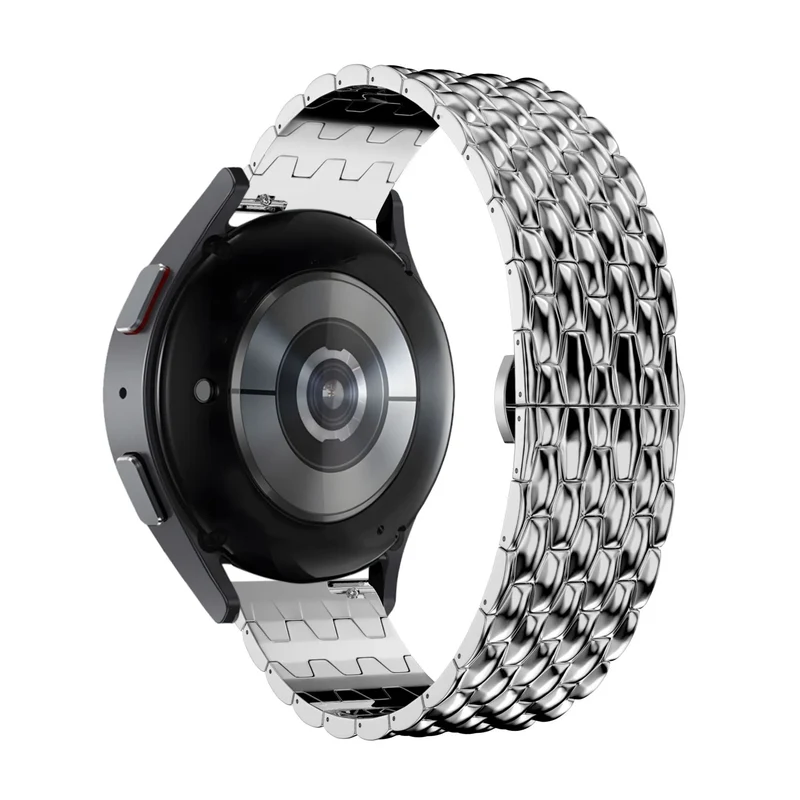 Bandz Actyve Smartwatch 20mm Stahlarmband 'Dragon' (Silber)