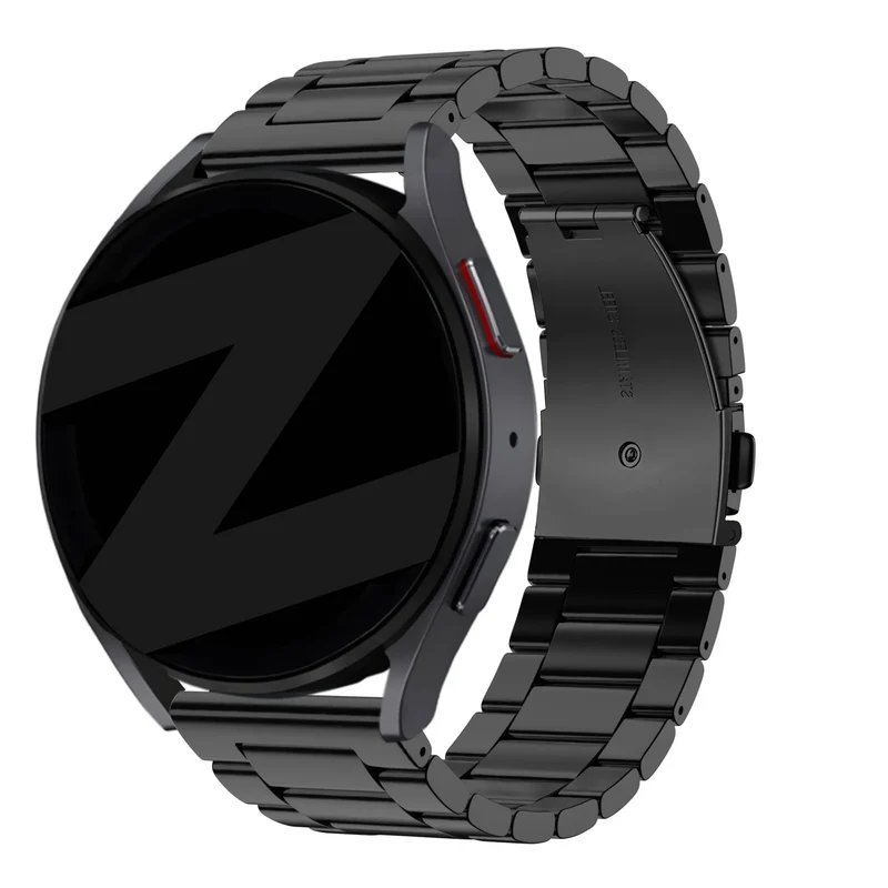 Bandz Actyve Smartwatch 20mm Stahlarmband 'Classic' (Schwarz)