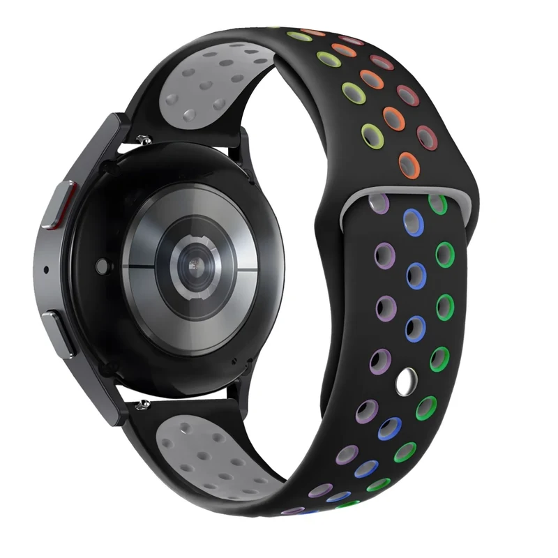 Bandz Actyve Smartwatch 20mm Sportarmband 'Deluxe' (Schwarz/Bunt)