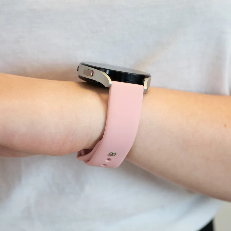 Bandz Actyve Smartwatch 20mm Sportarmband 'Deluxe' (Hellrosa)