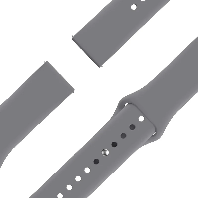 Bandz Actyve Smartwatch 20mm Sportarmband 'Deluxe' (Grau)
