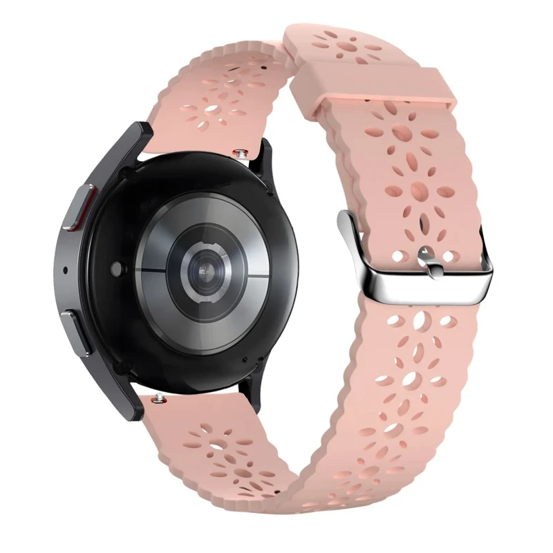 Bandz Actyve Smartwatch 20mm Gemustertes Silikonarmband (Rosa)