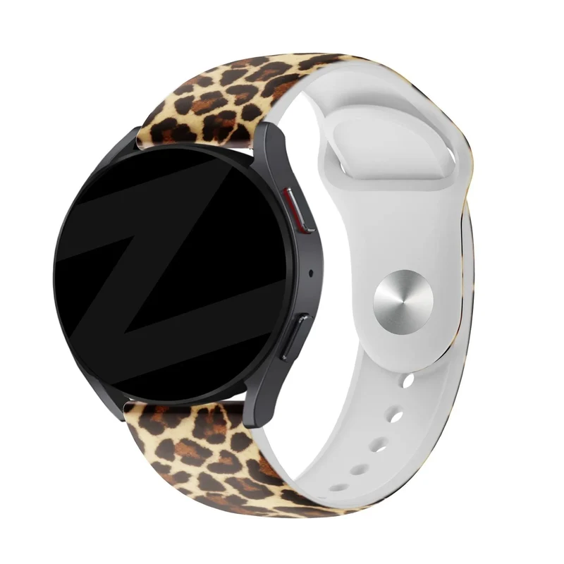 Bandz Actyve Smartwatch 20mm Gemustertes Armband (Leopard)