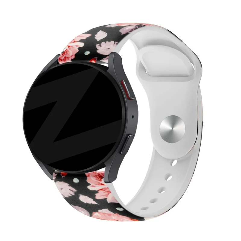 Bandz Actyve Smartwatch 20mm Gemustertes Armband (Flowers)