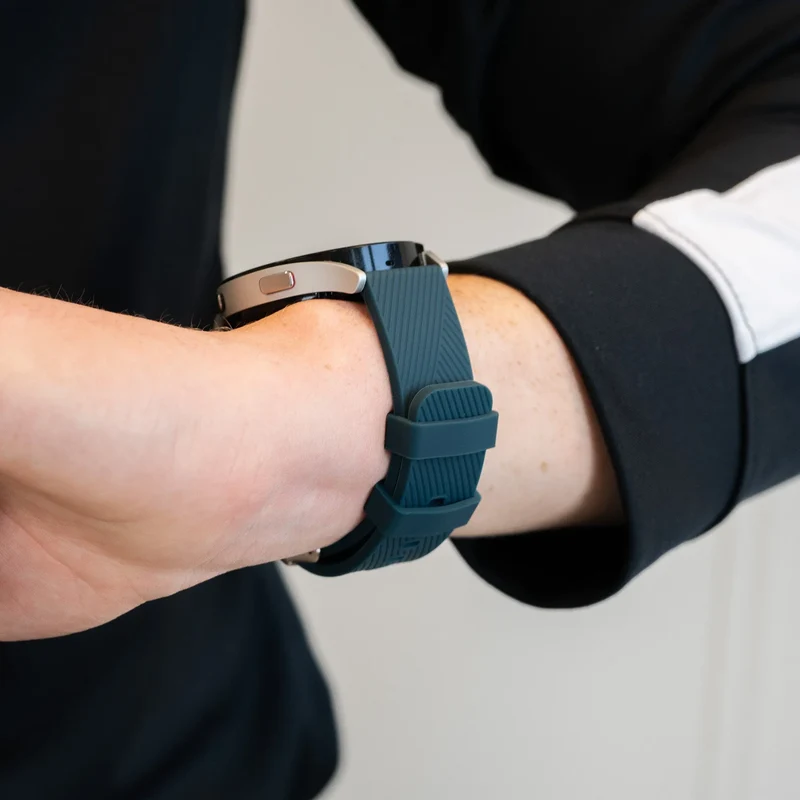 Bandz Actyve Smartwatch 20mm Silikonarmband 'Deluxe' (Dunkelgrün)