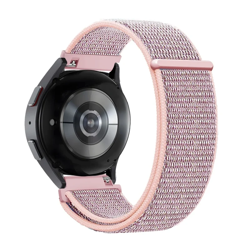 Bandz Actyve Smartwatch 20mm Nylon Loop Armband (Rosa)