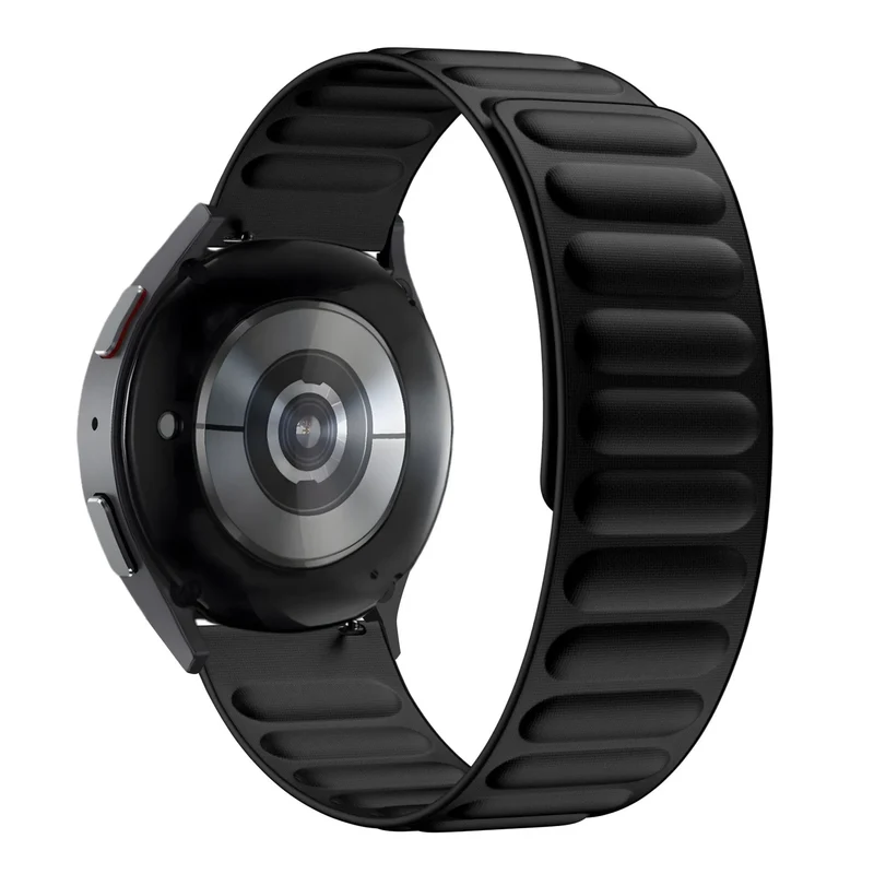Bandz Amazfit Cheetah 2 Pro Magnetisches Feingewebtes Armband (Schwarz)