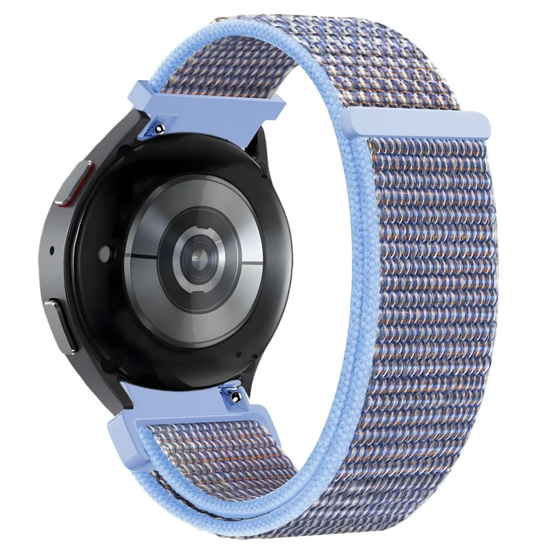 Bandz Amazfit Cheetah 2 Pro Nylon Loop Armband (Azurblau)
